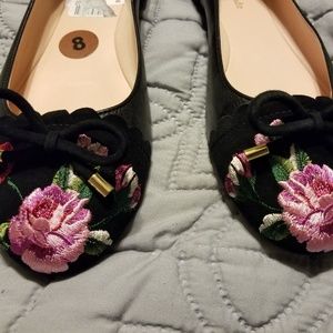 New Kate Spade Size 8 Floral Flats